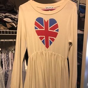 Wildfox British Union Jack dress